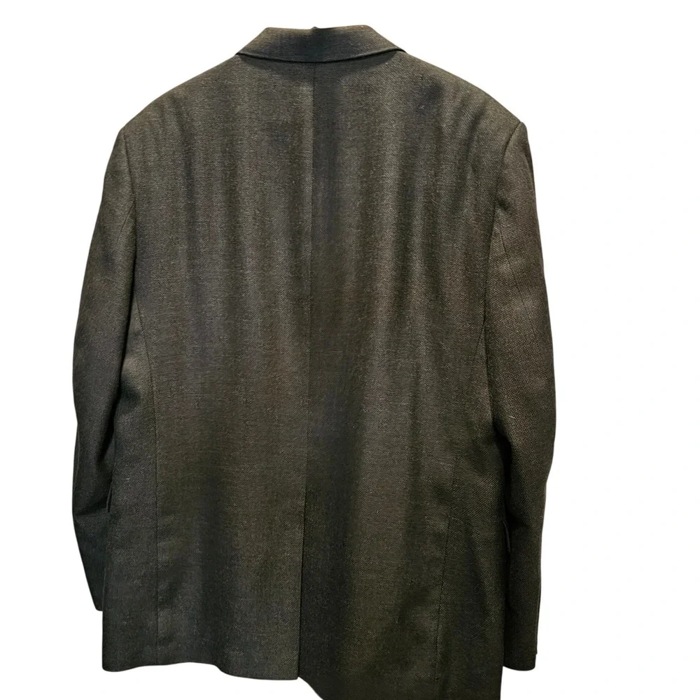 JO'S A BANK Traveler's‎ Collection 44R Wool Suit Jacket Blazer Mens Gray